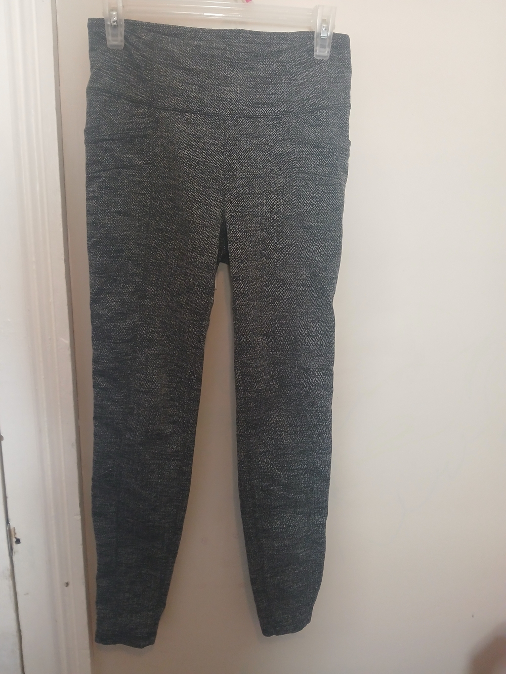 Athleta Stretch Knit Grey Leggings